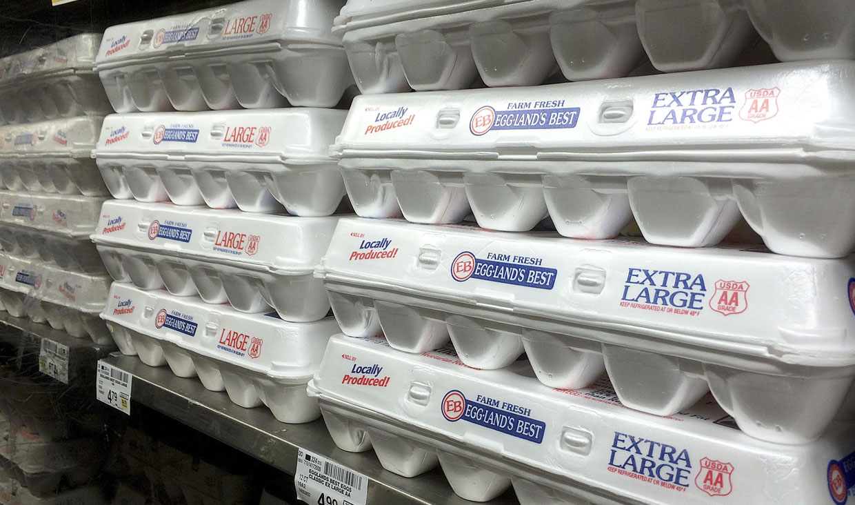 قیمت تخم مرغ آمریکا در هفته منتهی به 24 می 2017
