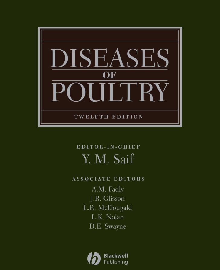 دانلود رایگان فایل کتاب Diseases of Poultry - بیماری های طیور به  انضام چندین فایل مرتبط