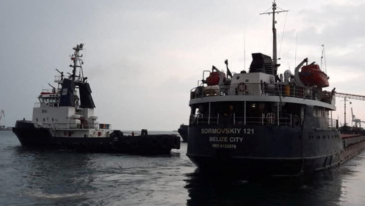 یک کشتی حامل ذرت اوکراین راهی ایران شد