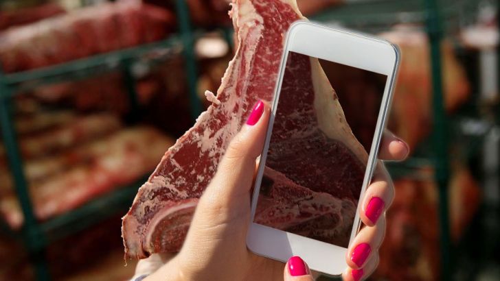 تشخیص فاسد بودن گوشت با تلفن هوشمند