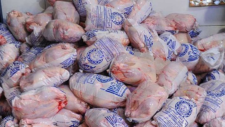  ۵۰۰۰ تن ذخیره مرغ منجمد در اصفهان