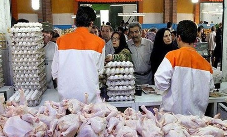 عرضه مرغ و تخم‌مرغ دولتی در تهران