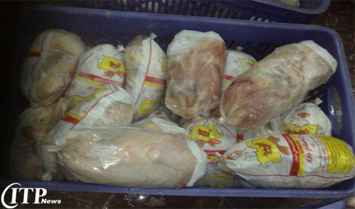 عرضه مرغ منجمد در بازارها و فروشگاه های استان البرز