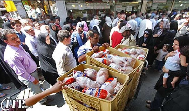 نرخ عرضه مرغ منجمد در ماه رمضان