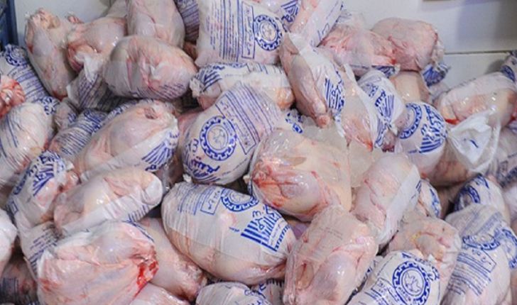 مرغ منجمد برای ایام پایانی سال و نوروز ذخیره شده است