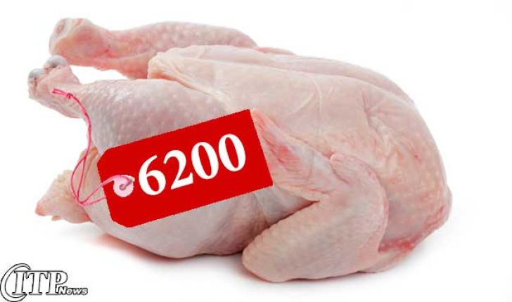 قیمت مرغ عید فطر ۶۲۰۰ تومان اعلام شد